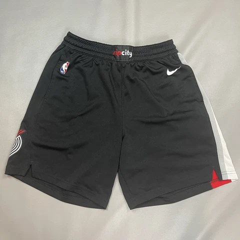 Nike NBA Portland Trail Blazers Swingman Black Shorts Mens Size XL AJ5644-010 Cover