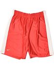 NIKE Mens Dri Fit Sport Shorts UK 43/45 Large Red Colourblock PZ08