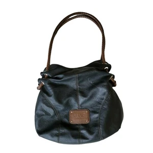 Relic Faux Leather Women Shoulder Handbag Black Brown Lined Studs Inner Pockets. - Picture 1 of 12