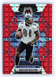 2023 Panini Mosaic Anquan Boldin Red Mosaic #18 - Baltimore Ravens - Picture 1 of 2