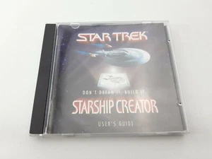 Vintage PC Game 1998 Star Trek Starship Creator Don't Dream It Build It - Picture 1 of 3