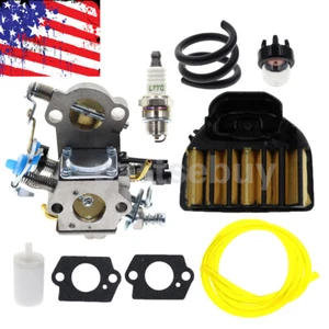 WTA29 Carburetor For Husqvarna 455 460 Rancher Jonsered CS2255 w Air Filter Bulb - Picture 1 of 14