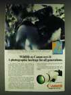 1985 Canon F-1 Camera And Fd 150-600Mm F/5.6L Lens Ad - Indri