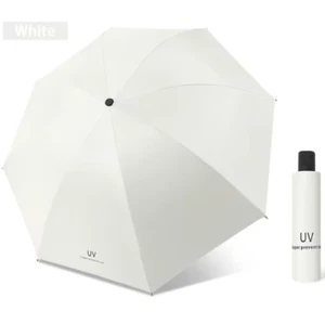 Automatic Black Umbrella Anti-UV Sun/Rain Windproof 3 Folding Compact Umbrella - Picture 1 of 38