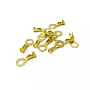 Non Insulated Brass Eyelet Ring Terminal With M5 Hole 0.5-2.5mm² Cable 30-105 - Picture 1 of 1