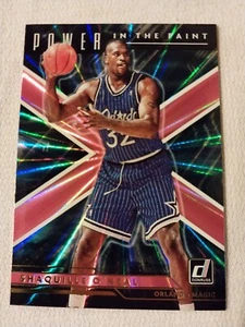 2021-22 SHAQUILLE O'NEAL DONRUSS POWER IN THE PAINT TARJETA #9 ORLANDO MAGIC SHAQ - Imagen 1 de 2