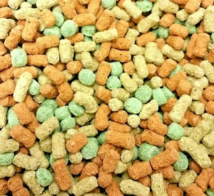 TRIPLE POND MIX coldwater fish food sticks koi carp enhanced colour pellets feed - Picture 1 of 10