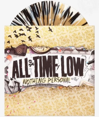 All Time Low: Nothing Personal Gold/Clear w/Black & White Splatter Vinyl LP/500. - Image 1 of 2