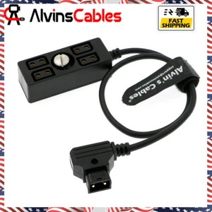 D tap Male to 4 port D tap Female D tap Hub Splitter Power Cable for ARRI RED - Picture 1 of 6
