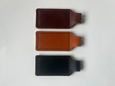 Stitched Leather Key Fob - Ready for Engraving or Embossing - Image 1 of 4