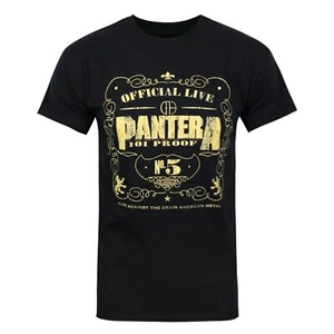 Pantera T-Shirt 101 Proof Rock Band Official Black New - Picture 1 of 4