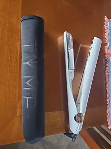 Tyme Iron Pro 2-in-1 Hair Curler and Straightener with sleeve White & Gray - Picture 1 of 3