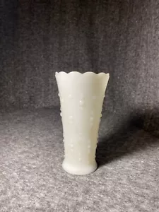 milk glass abstract art vase - Picture 1 of 3
