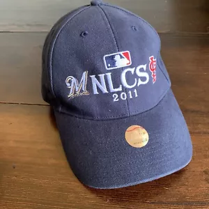 Cappello World Series Champions 2011 St Louis Cardinals NLCS Milwaukee Brewers MLB - Foto 1 di 11