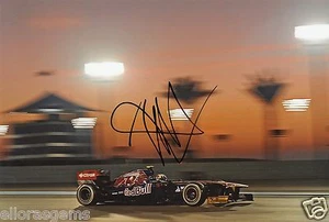 Formula One F1 Driver Jaime Alguersuari Red Bull Hand Signed Photo 12x8" O - Picture 1 of 1