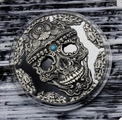 2018 2oz Silver Proof Coin 2000 Francs Cameroon Kampala - Image 1 of 4