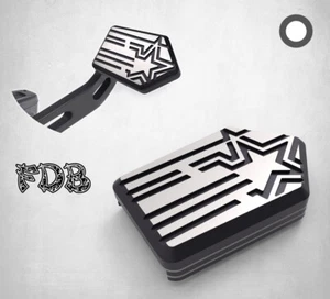 Fit H-D 2015-19 XG Moving Star Contrast Cut Brake Pedal - Imagen 1 de 8