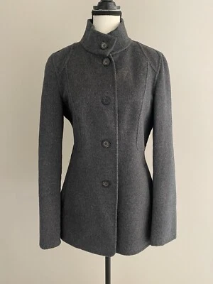 ESCADA Sport Gray Charcoal Wool Angora Coat Women’s 36 - Image 1 of 3