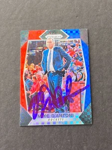 Mike D'Antoni 2017-18 Panini Prizm Red White and Blue #260 " In Person " Auto - Picture 1 of 10