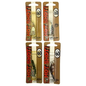 Lot of 4 LUHR-JENSEN HOT SHOT! Fishing Lures • Size 60 - Picture 1 of 3