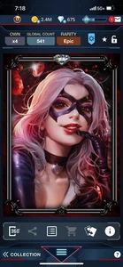 topps marvel collect Black Cat Portraits Crimson Motion #2 - Bild 1 von 2