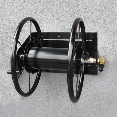 RAMROXX Schlauch Wandhalter Schlauchaufroller bis 60m Gartenschlauch