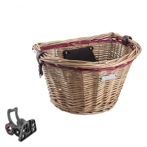 Sunlite Wicker QR Basket, Honey/Red - Picture 1 of 3