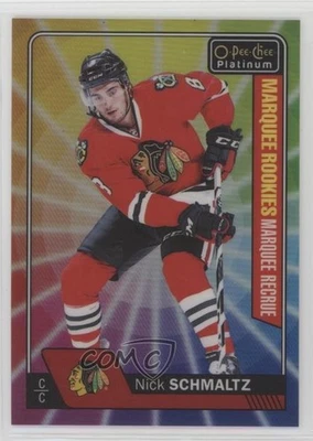 2016-17 O-Pee-Chee Platinum Rainbow Color Wheel Nick Schmaltz #154 Rookie RC - Image 1 of 2
