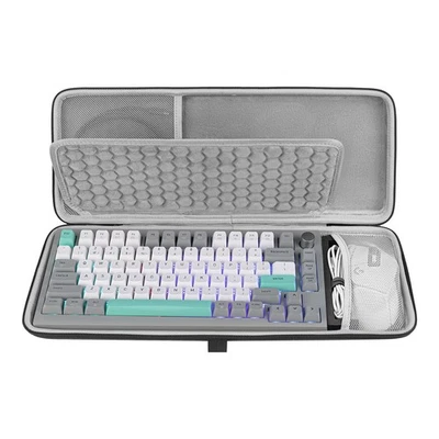 Geekria 75% Keyboard Case Hard Shell Travel Bag for Keychron K2/Q1 ASUS ROG - Image 1 of 4