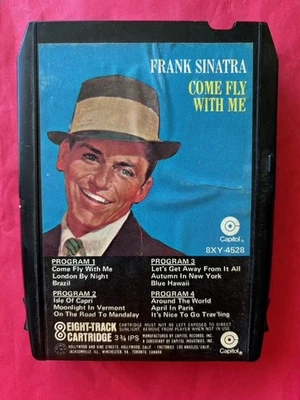 COME FLY WITH ME FRANK SINATRA 8 TRACK TAPE PLAY TESTED WATCH VIDEO CAPITOL NICE - Image 1 of 3