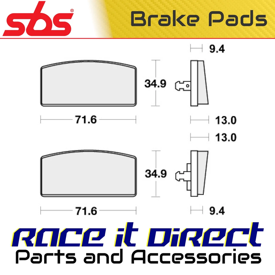 Pastillas de freno para BMW R 80 TIC 1978-1979 Front Street SBS Foto 1 de 4