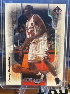 Auténtico Upper Deck SP 1998-99 NBA2k #2K13 Corey Benjamin Chicago Bulls - Imagen 1 de 2