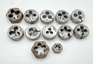 Verschiedene Handwerker Rundgewindeschneideisen - Menge 12 - Bild 1 von 4