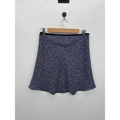 Minifalda floral morada Exact Change para mujer talla M Y2K patinadora sin cordones coqueta Foto 1 de 4