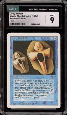 Magic The Gathering MTG Copy Artifact Revised Rare CGC 9 Mint - Image 1 of 2