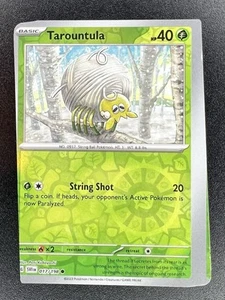 MISCUT/ERROR Tarountula 017/198 Scarlet & Violet Base Set Reverse Holo Pokemon - Picture 1 of 10