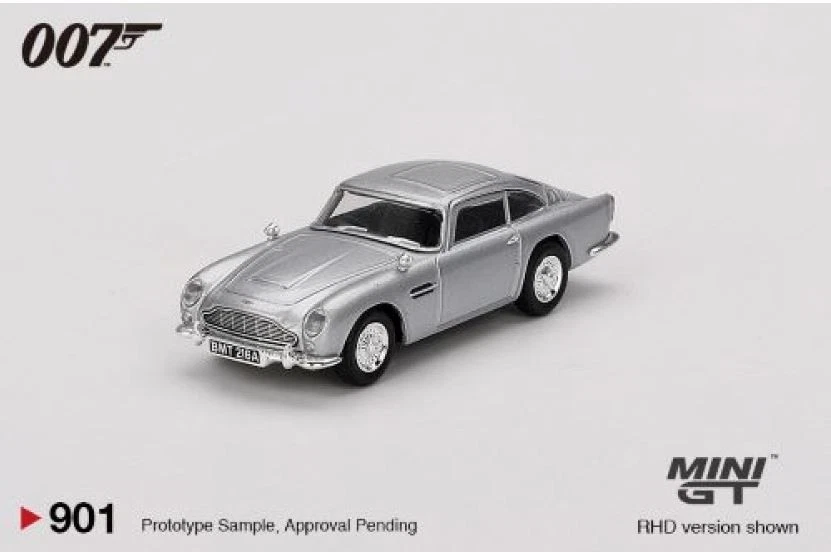 MINI GT 00901-007F 1/64 Aston Martin DB5 James Bond Thunderball PELÍCULA FRANCESA P Foto 1 de 1