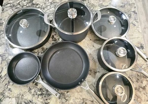$345 Ninja NeverStick Premium 12-teiliges Kochgeschirr-Set, harteloxiert, Antihaft - Bild 1 von 13