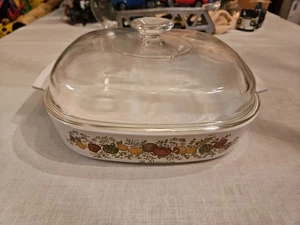 Casseruola vintage Corning Ware Spice Of Life La Romarin 2,5 L piatto A-22-B e coperchio ottime condizioni  - Foto 1 di 13