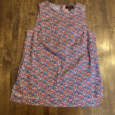 J. Camiseta Regata CREW Liberty Tecido Sem Mangas Betsy Ann Floral Cottagecore 0 - Imagem 1 de 4