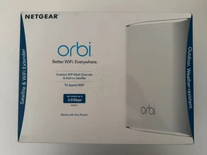 Orbi RBS50Y Tri-band Mesh WiFi Outdoor Satellite Range Extender, 3Gbps - Zdjęcie 1 z 3