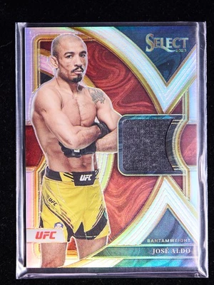 Jose Aldo 2023 Panini Select UFC Selective Swatches Patch Silver Prizm [cys7 - Image 1 of 2