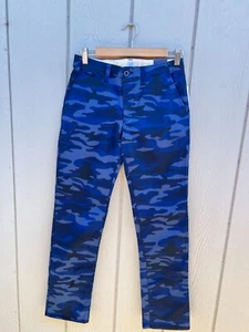 NEW Gap Camouflage Pants Boys Mens SZ 16 XL Straight Easter Christmas Jeans - Picture 1 of 10