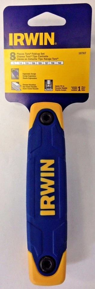 Irwin 10767 8 Piece Torx Fold-Up Set T9 - T40 - Image 1 of 4