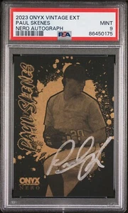 2023 Onyx Extended AUTO NERO 11/45 PAUL SKENES Pittsburgh Pirates ROY PSA 9 - Picture 1 of 2
