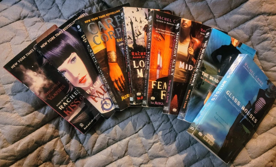 Morganville Vampires by Rachel Caine, Lot of 8, YA Contemporary Fantasy - Image 1 of 1