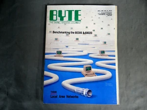 July 1987 Byte Magazine Vol 12 #8 * Lans_IBM PS/2 Models 30,50,60_Cad Software * - Bild 1 von 8