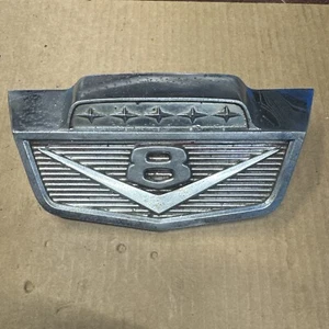 Original 1965-1966 Ford Truck F-Series V8 Hood Emblem Chrome Vintage 60s - Bild 1 von 10