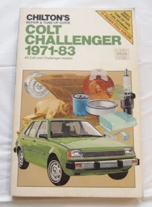 Dodge Colt Challenger 1971-1983 Shop Repair Tune Up Manual Service Chilton 1982 - Picture 1 of 12