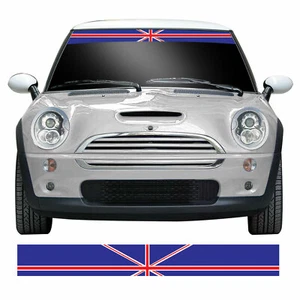 Union Jack Auto Windschutzscheibe Sonnenleiste für Mini Cooper R53 R56 & F56 Vinyl Aufkleber - Bild 1 von 2